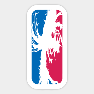 Nostalgink Basketball Association Sticker